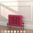 CI-RK460-PNK-TH - Rook Pink 2 Column Victorian Cast Iron Radiator H460mm x W822mm CI-RK460-PNK-TH - Rook Pink 2 Column Victorian Cast Iron Radiator H460mm x W822mm